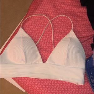 White bikini top